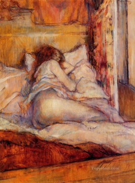 ベッド 1898 年 トゥールーズ ロートレック アンリ・ド Oil Paintings